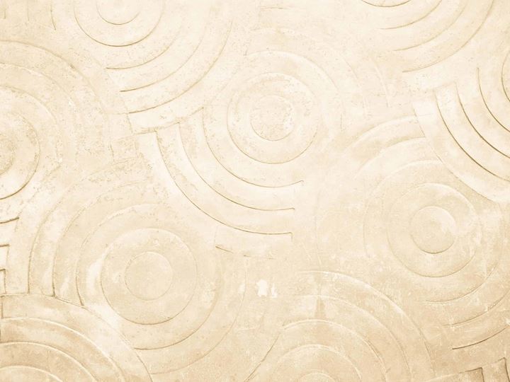 Circle texture in concrete