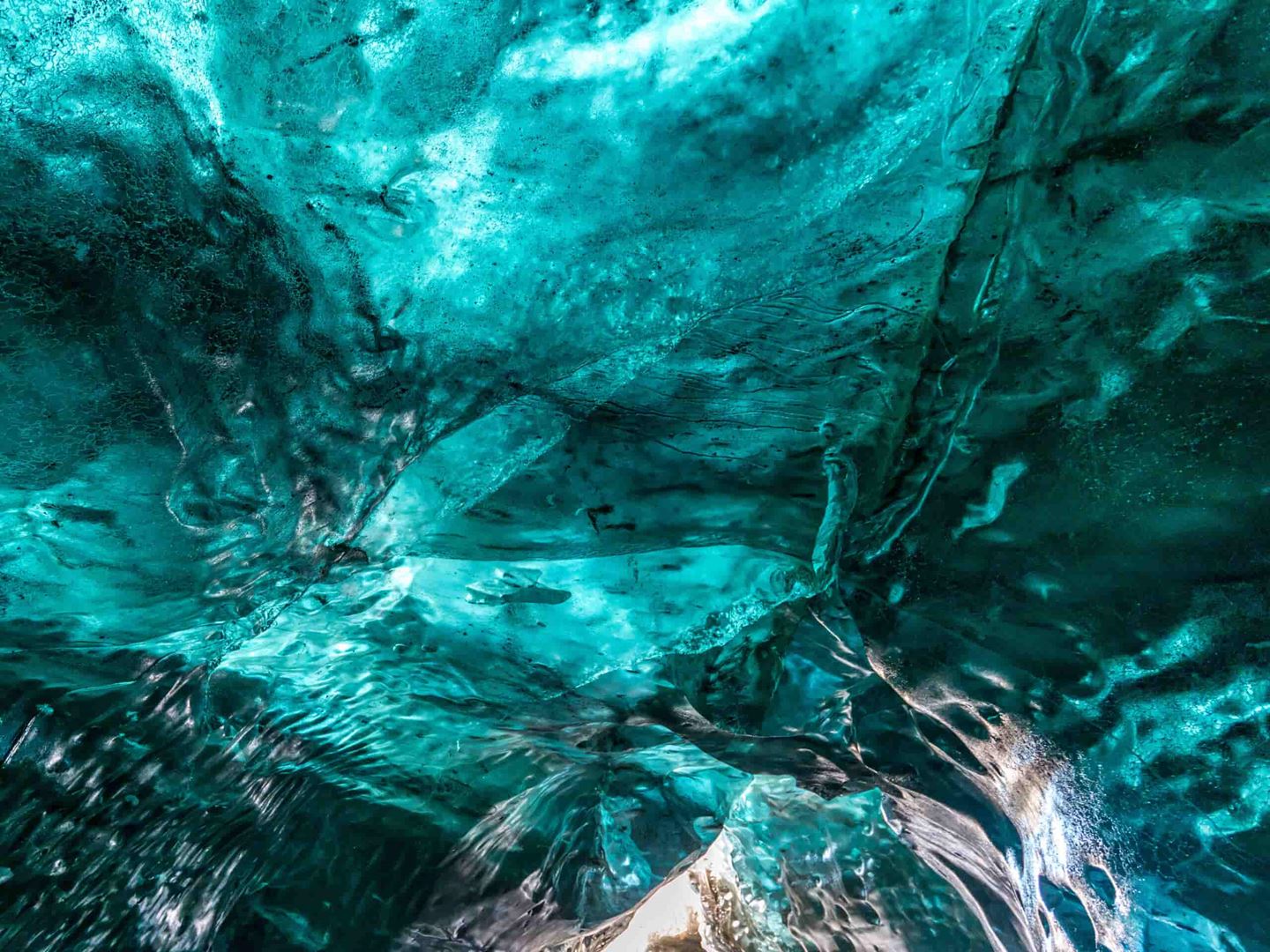 Ice cave in Iceland